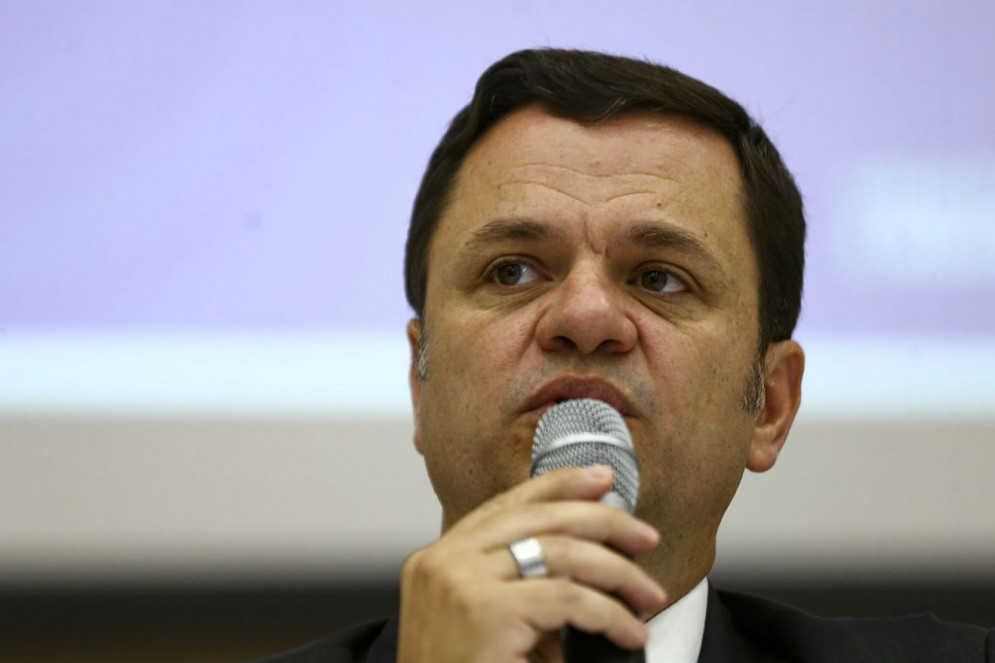 O ministro da Justiça e Segurança Pública, Anderson Torres, durante entrevista coletiva sobre a Operação Eleições 2022 no segundo turno.