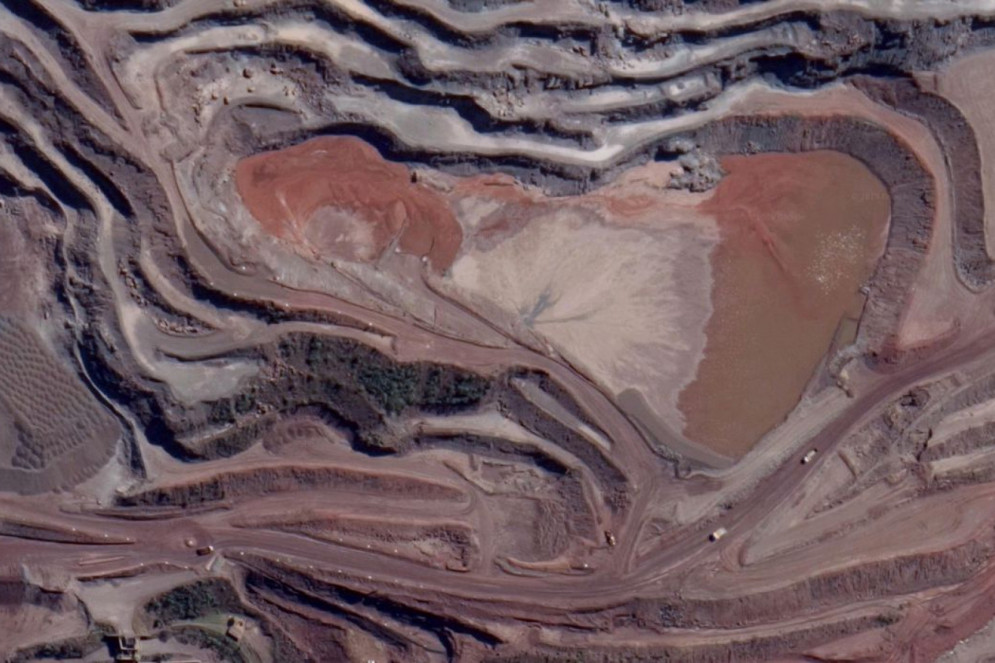 Em Itatiaiuçu, barragem Serra Azul. A estrutura pertence à mineradora ArcelorMittal.