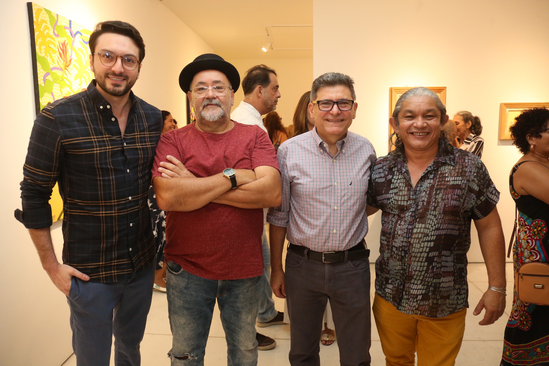 (Foto: JOÃO FILHO TAVARES)Mario Cavaroz, Zaquira Nobre e Ivan Guimaraes e Gerson Ipirajara