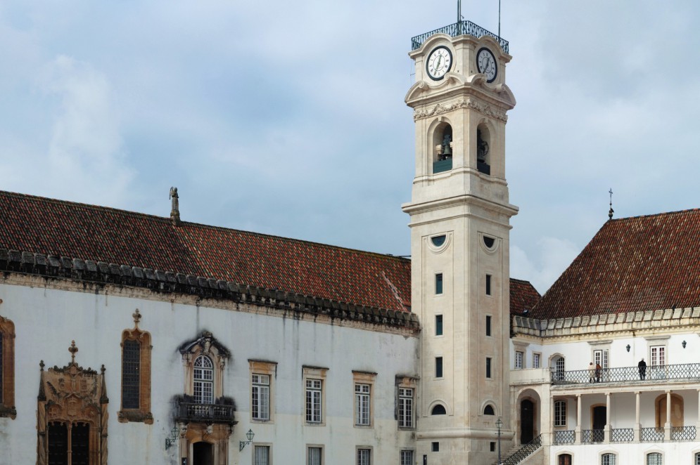 Torre da Universidade de Coimbra, da autoria de Antonio Canevari.