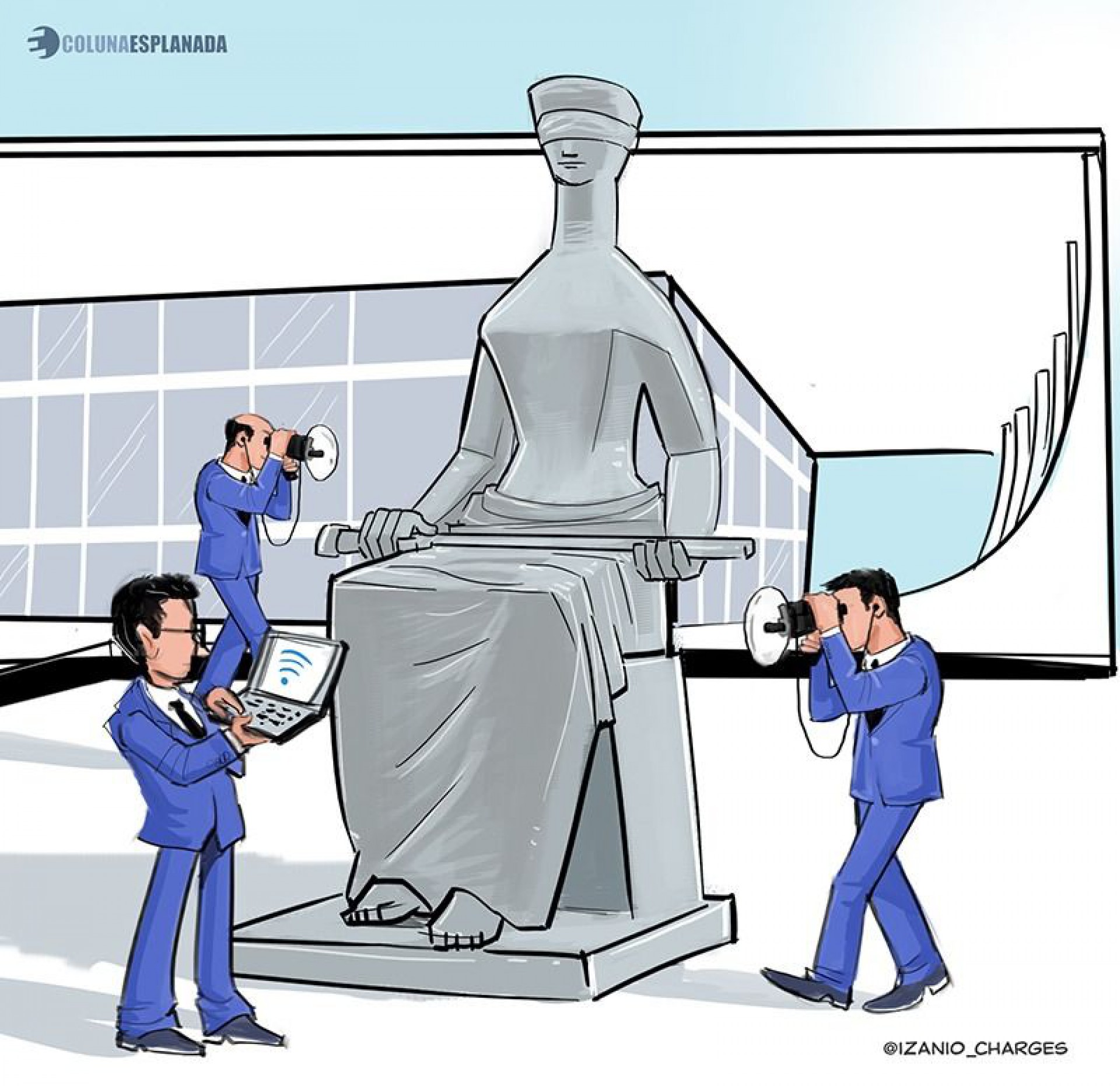 Charge por Izânio Façanha (Foto: Izânio Façanha)