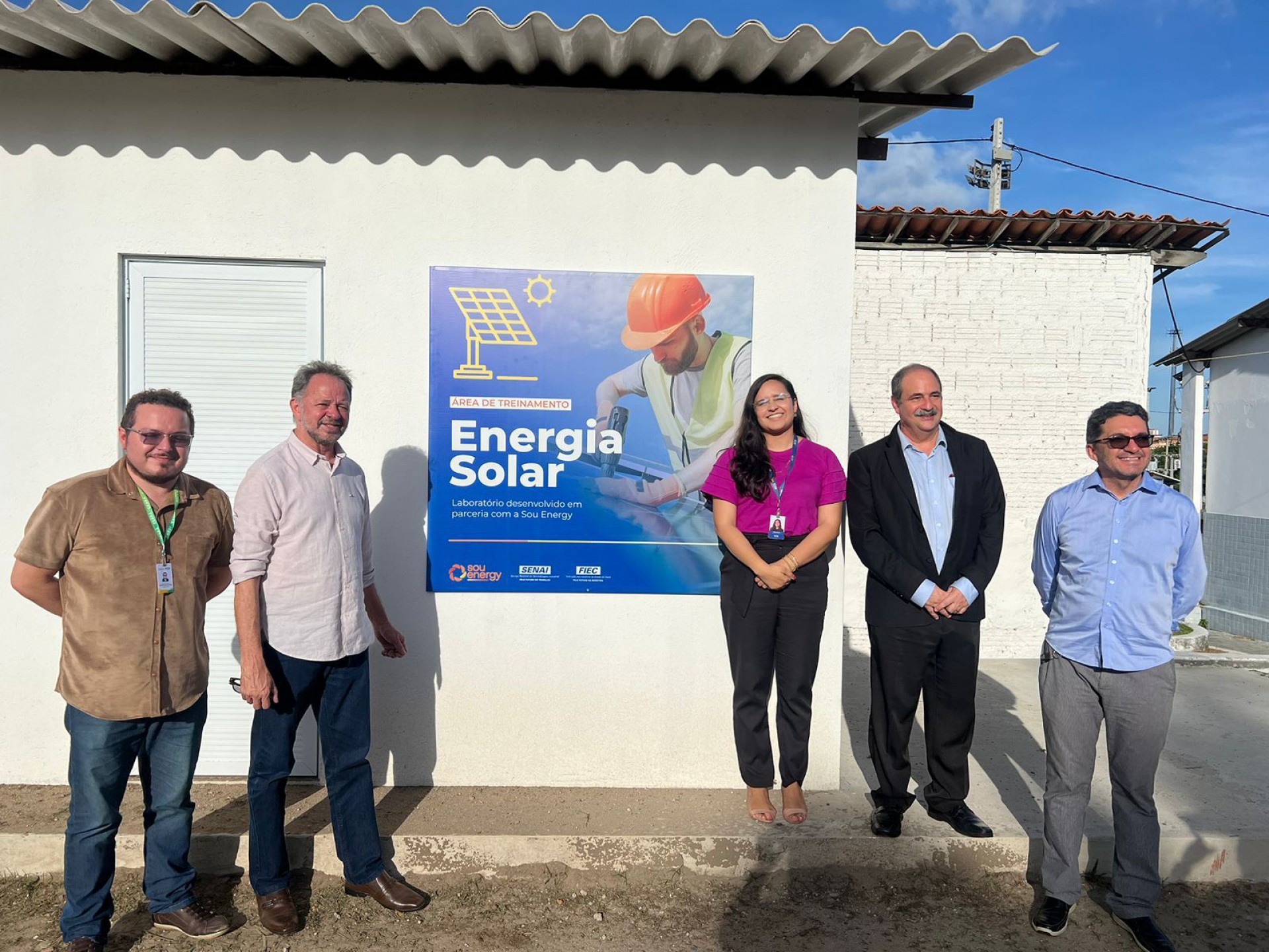 Cúpula do Centec e Senai, com diretores (Foto: Divulgação)