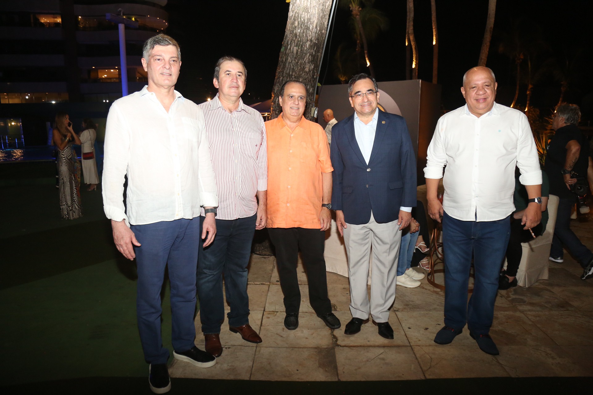 (Foto: JOÃO FILHO TAVARES)Cid Marconi, Paulo Botelho, Max Camara, Jardson Cruz e Pedro Alfredo
