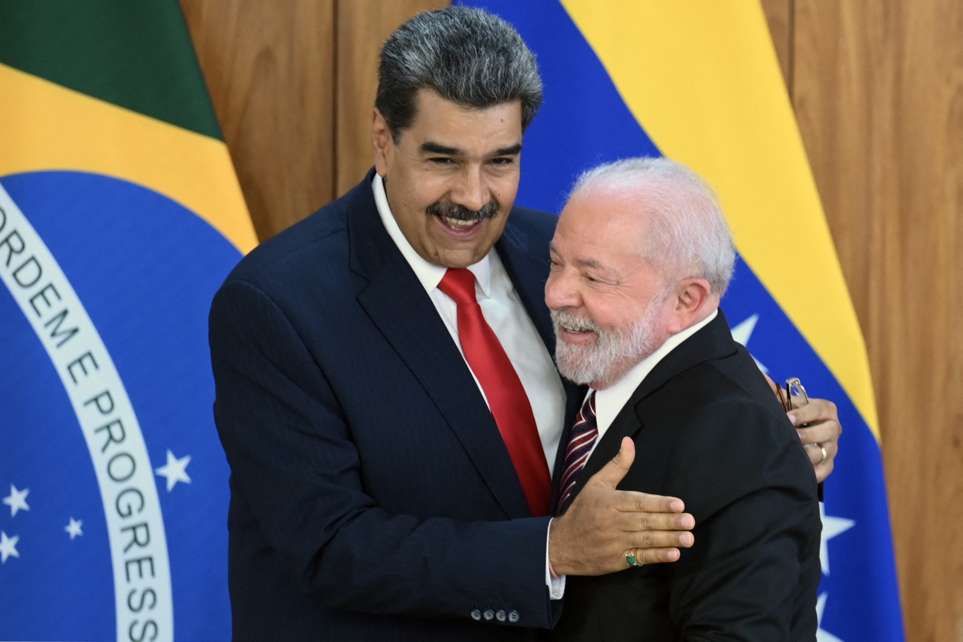 ￼MADURO não visitava o Brasil desde 
a posse de Dilma Rousseff, em 2015 (Foto: EVARISTO SA / AFP)