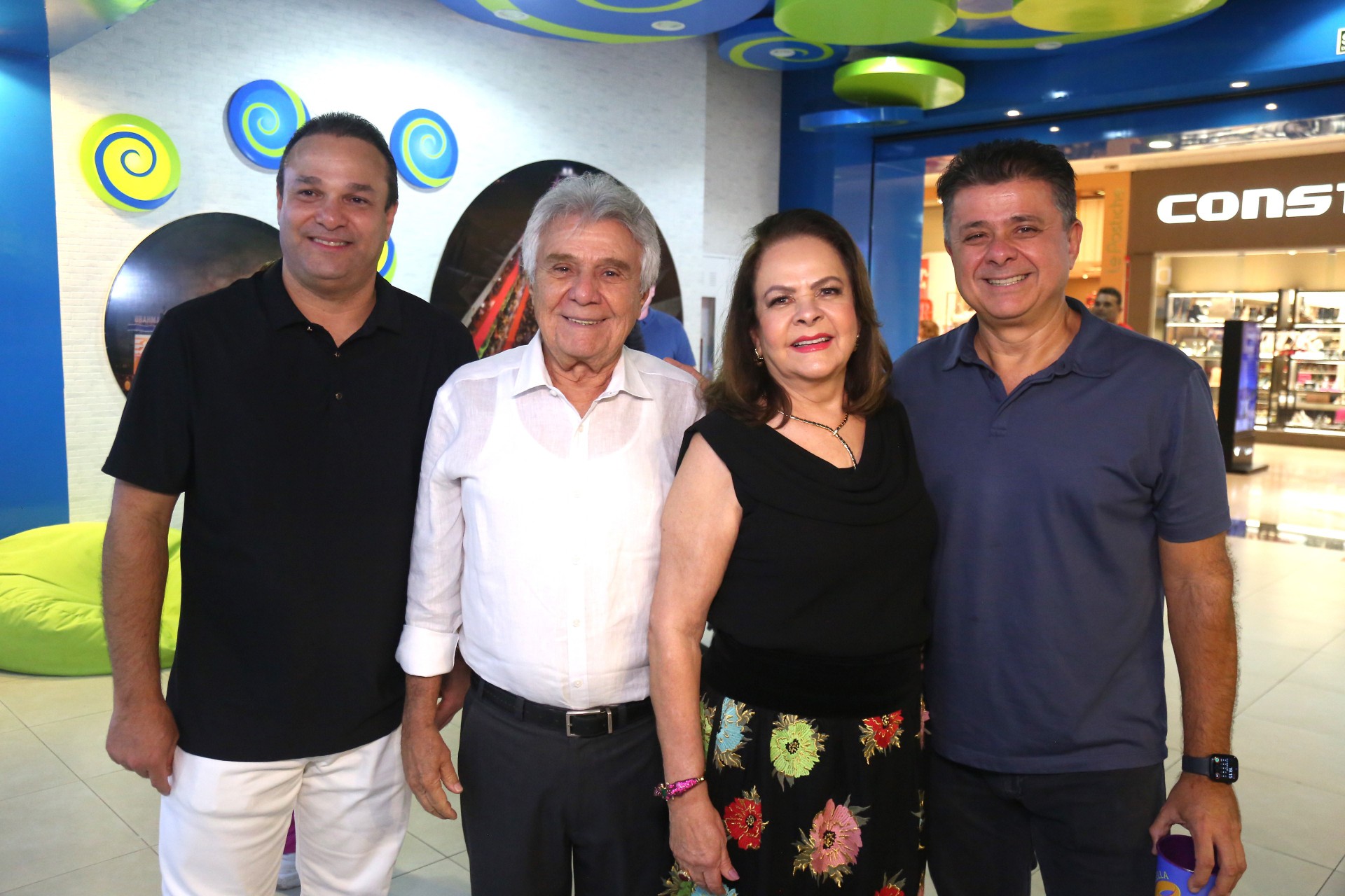 (Foto: JOÃO FILHO TAVARES)Ênio Cabral, Jorge Parente e Nadja, Alexandre Frota