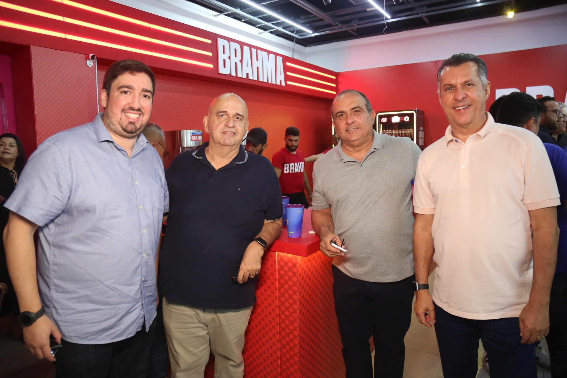(Foto: JOÃO FILHO TAVARES)Leo Sapi, Claudio Milerio, Wiliam Verçosa e Flavio Farias