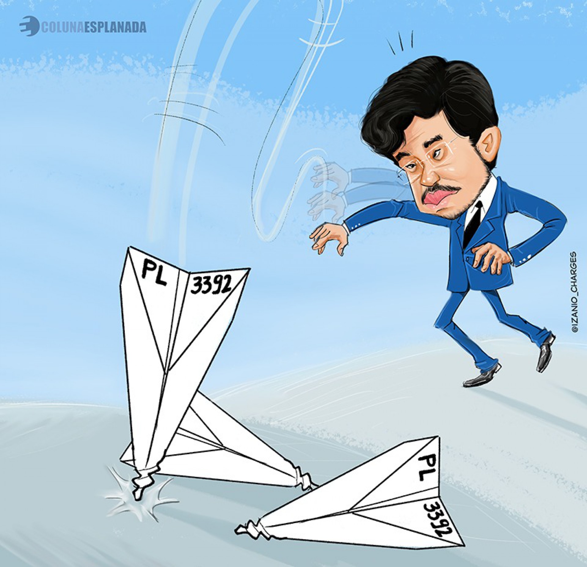 Charge por Izânio Façanha (Foto: Izânio Façanha)