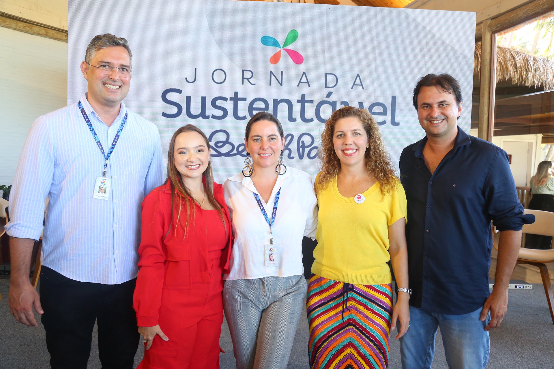 (Foto: João Filho Tavares/O POVO)Murilo Pascoal, Raissa Brisol, Clarisse Linhares, Ticiana Rolim e Bruno Gonçalves