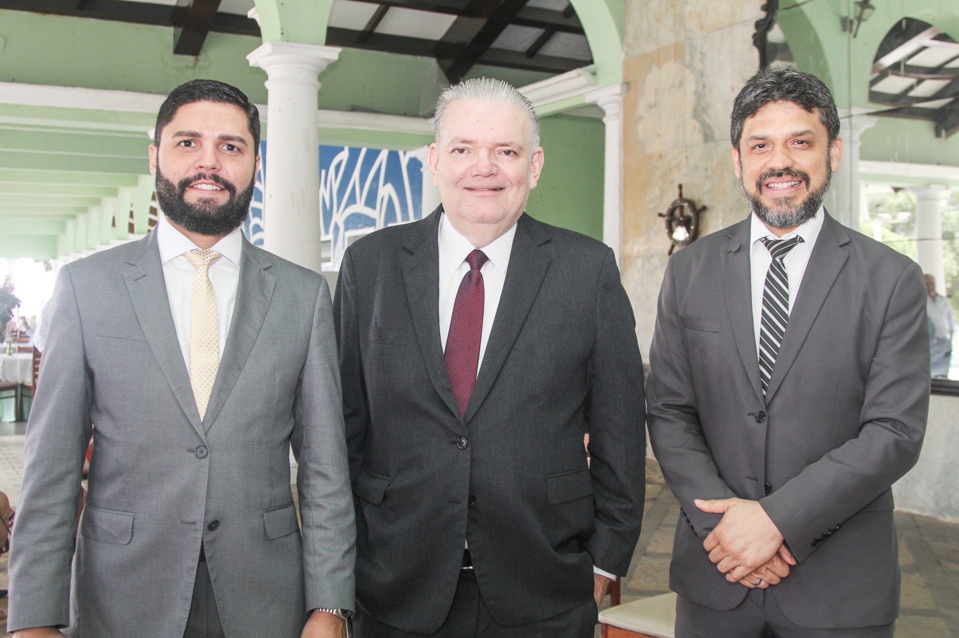 (Foto: Divulgação NAC)Moacenir Félix, Pedro Jorge Medeiros e Patriarca Brandão  
