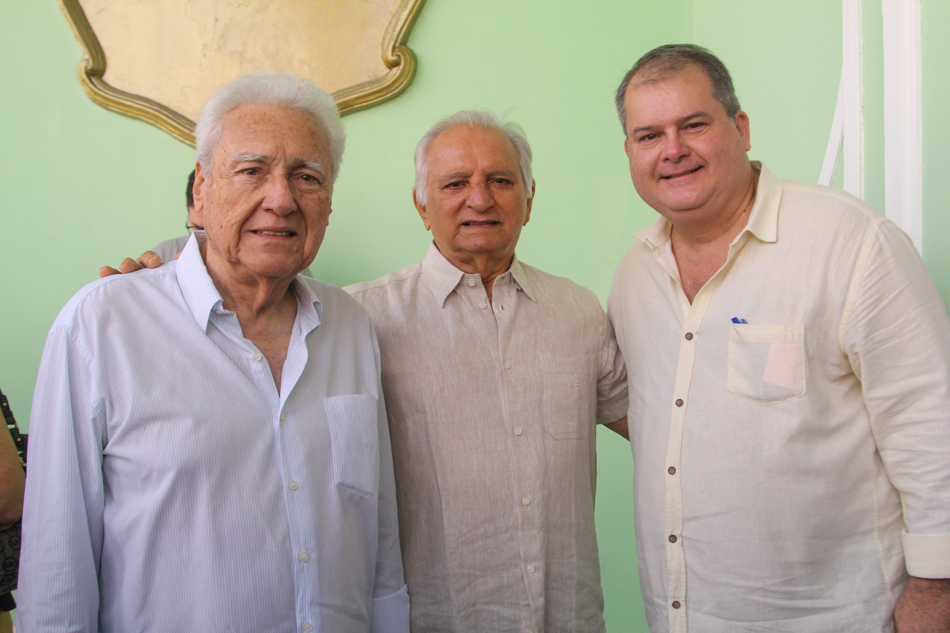 (Foto: Divulgação NAC)Waldyr Diogo, José Batista e Waldyr Diogo Neto
