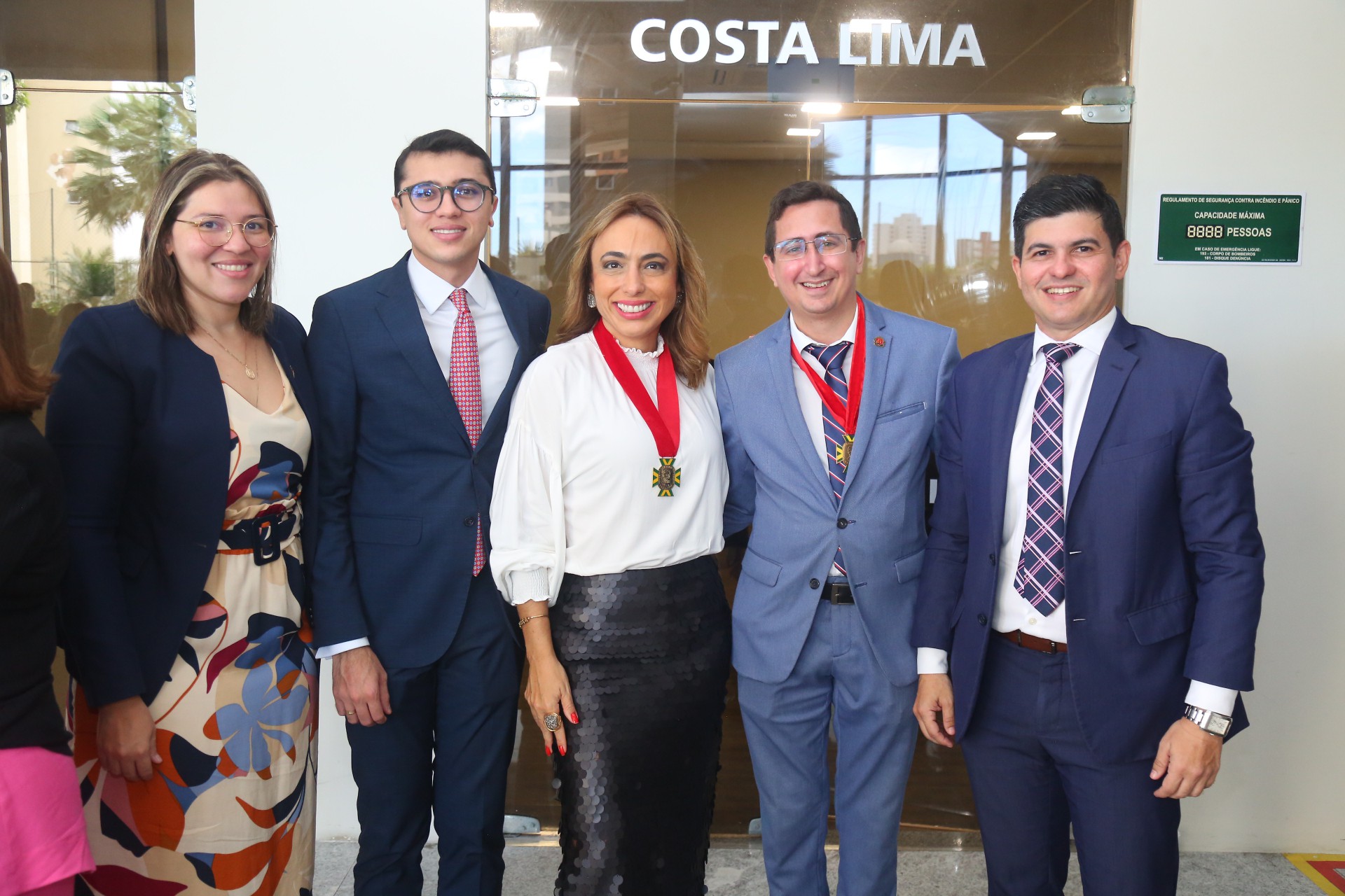 (Foto: JOÃO FILHO TAVARES)Vallucia Sampaio, Luccas Conrado,  Mabel Portela, Roberto Victor e Daniel Aragão
