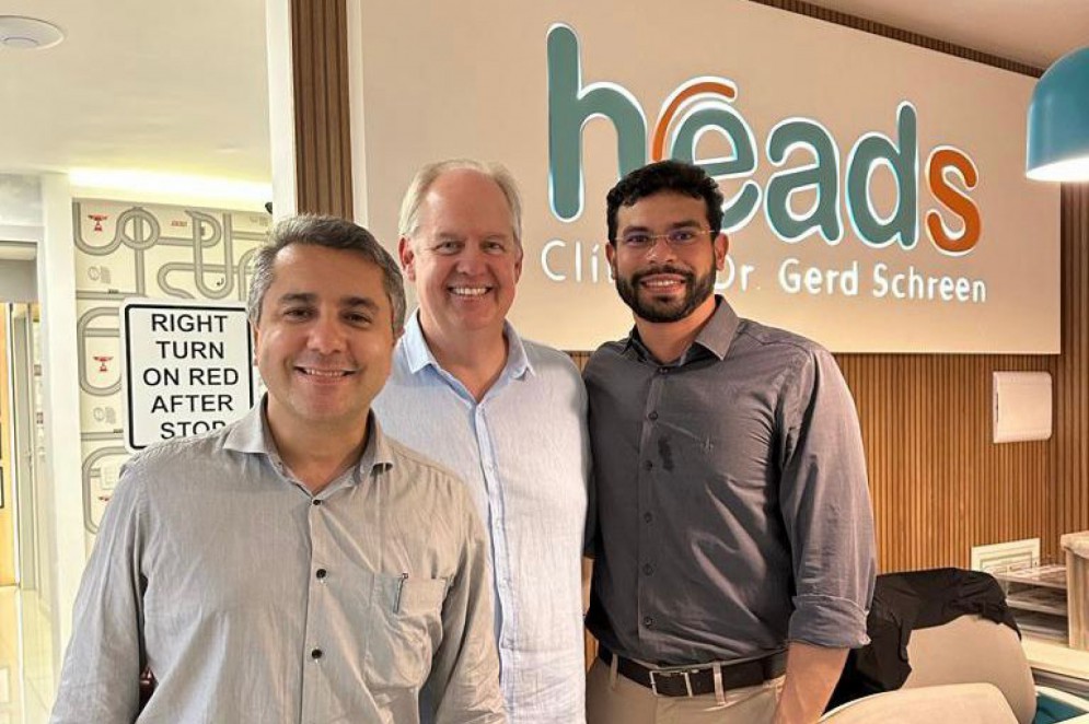 Médico e professor Eduardo Jucá, médico Helano Luiz e fisioterapeuta Rafael Vieira(Foto: divulgação )