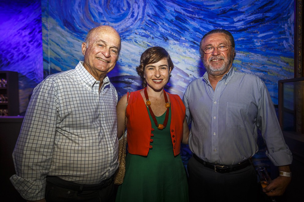 Lauro Fiuza, Bia Fiuza e Cândido Albuquerque(Foto: Nicolas Leiva/ Divulgação )