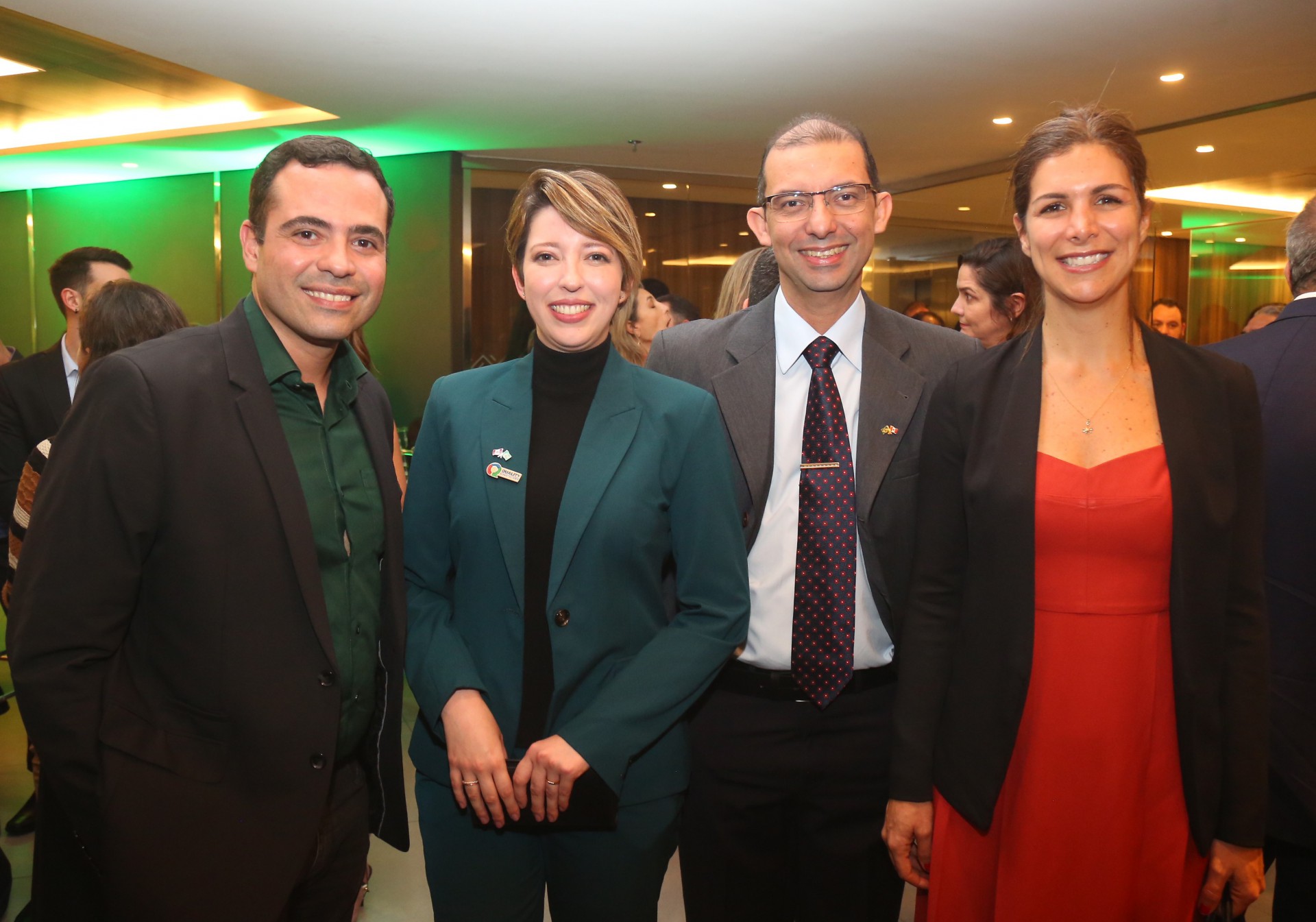 (Foto: João Filho Tavares/O POVO)Vicente Freire, Ariadine Oliveira, Jurandir Marques e Thais Aun