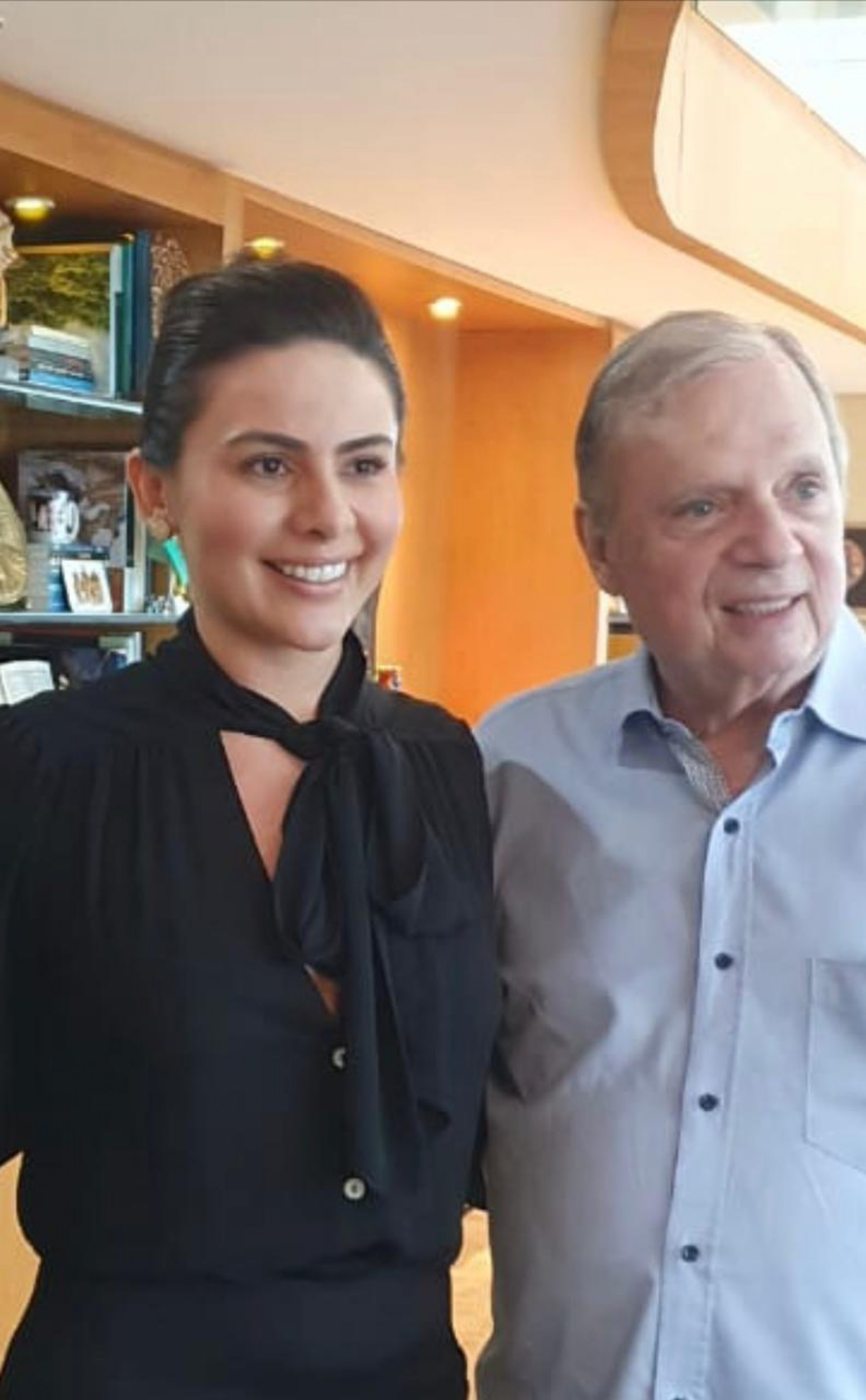  Advogada Katarina Brazil e Tasso Jereissati: nova filiação tucana (Foto: Divulgação)