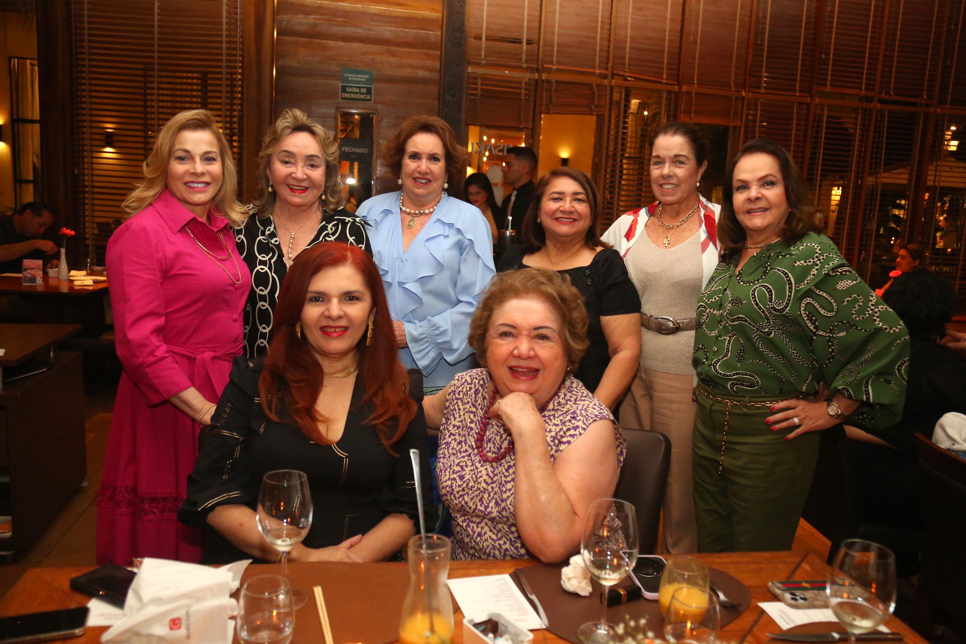 (Foto: João Filho Tavares/O POVO)Grupo das Azuis reunido