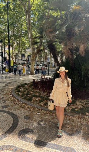 Ticiana Barreira Parente: giro lusitano (Foto: arquivo pessoal )