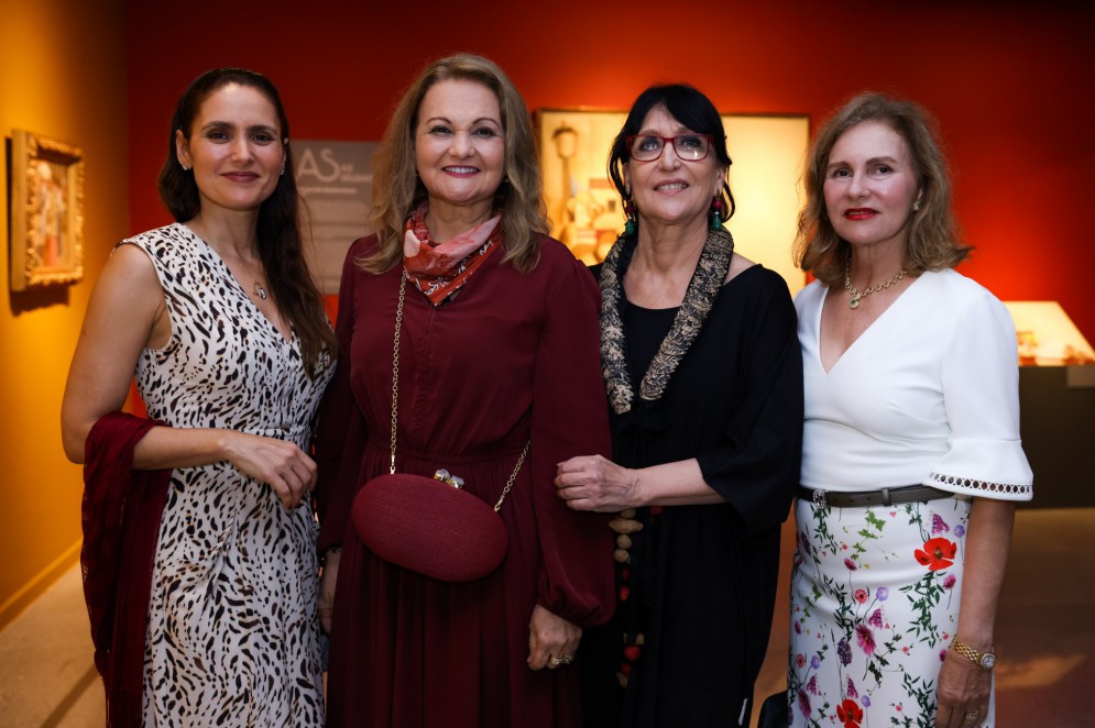 Manoela Queiroz Bacelar,  Lenise Queiroz Rocha, Denise Mattar e Renata Queiroz Jereissati (Foto: ARES SOARES/ Divulgação )