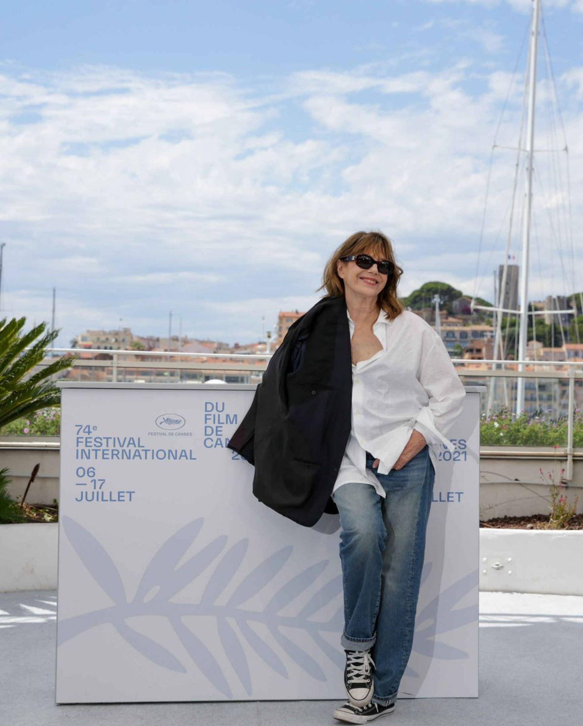 Jane Birkin em Cannes em 2021(Foto: AFP)