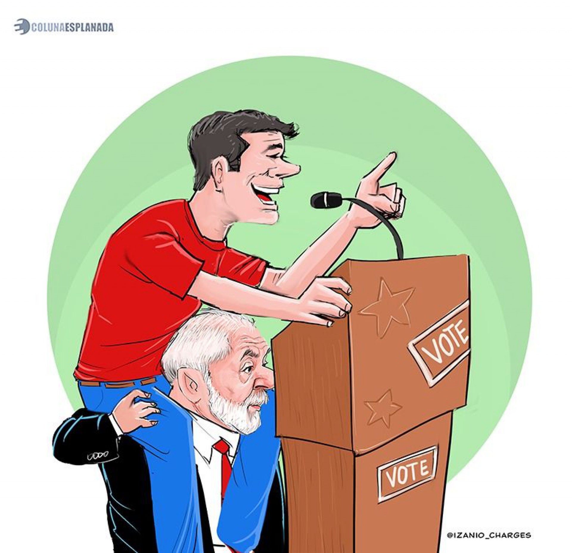 Charge por Izânio Façanha (Foto: Izânio Façanha)