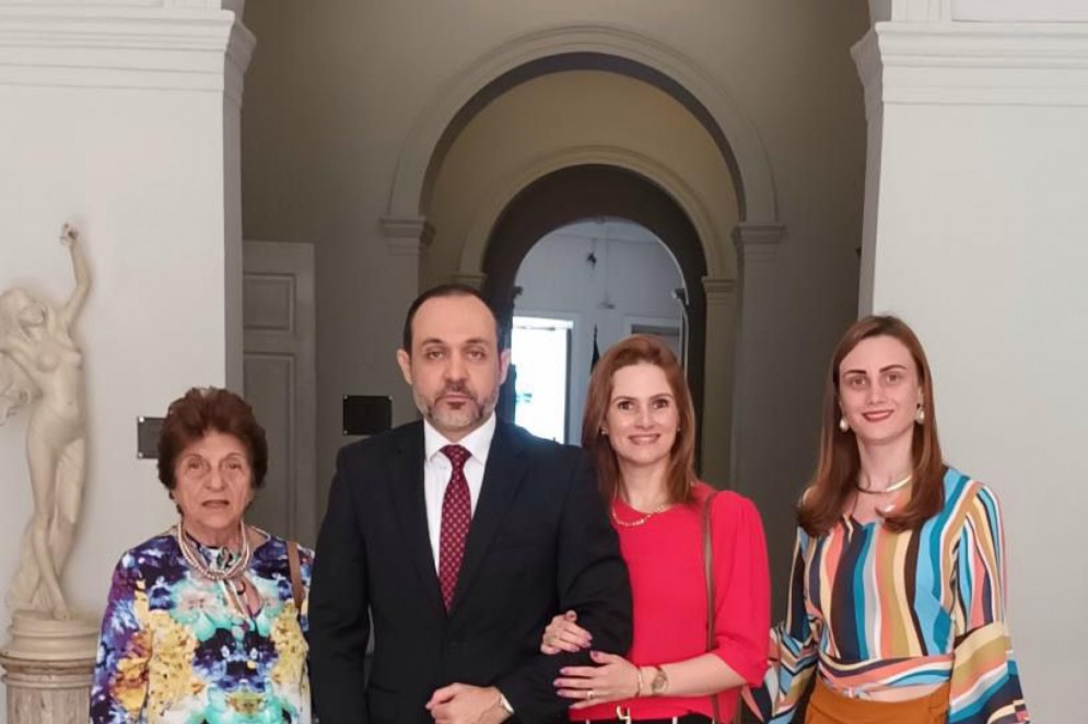 (Zenilda Rocha, Marco Praxedes, Gisley Rocha, Ingrid Rocha: Posse de nova academia(Foto: divulgação )