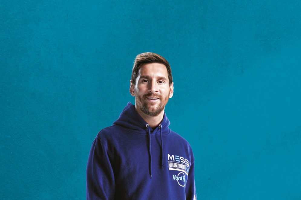 Lionel Messi: novo sanduíche com o Hard Rock Cafe (Foto: divulgação )
