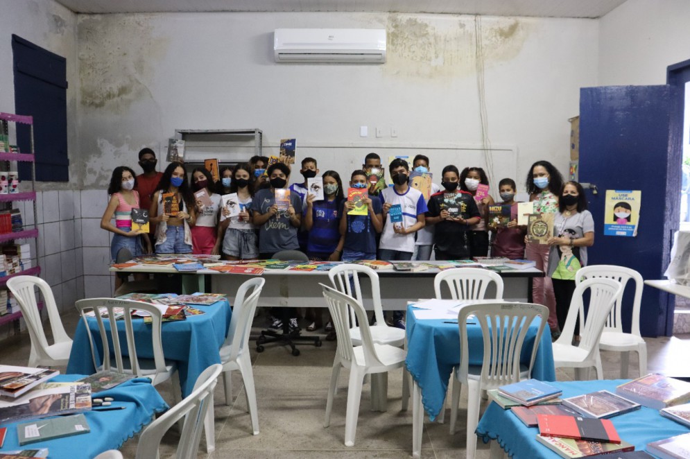 Além da produção do livro, a pesquisa promoveu intervenções pedagógicas na Escola de Ensino Fundamental Dom Quintino, em Crato(Foto: Cícera Nunes)