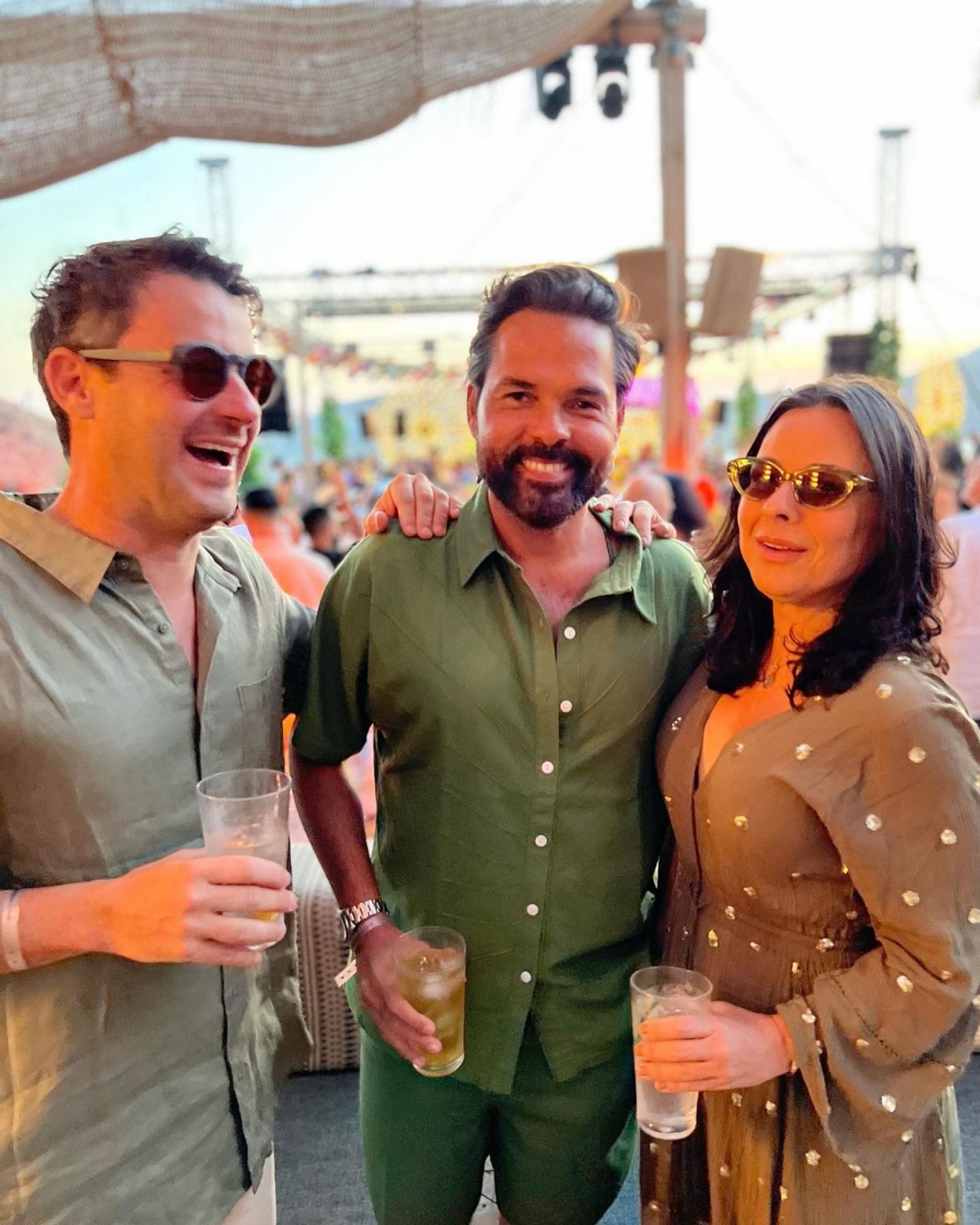 (Foto: arquivo pessoal)Rodrigo Frota, Sávio Brito e Lia Brasil