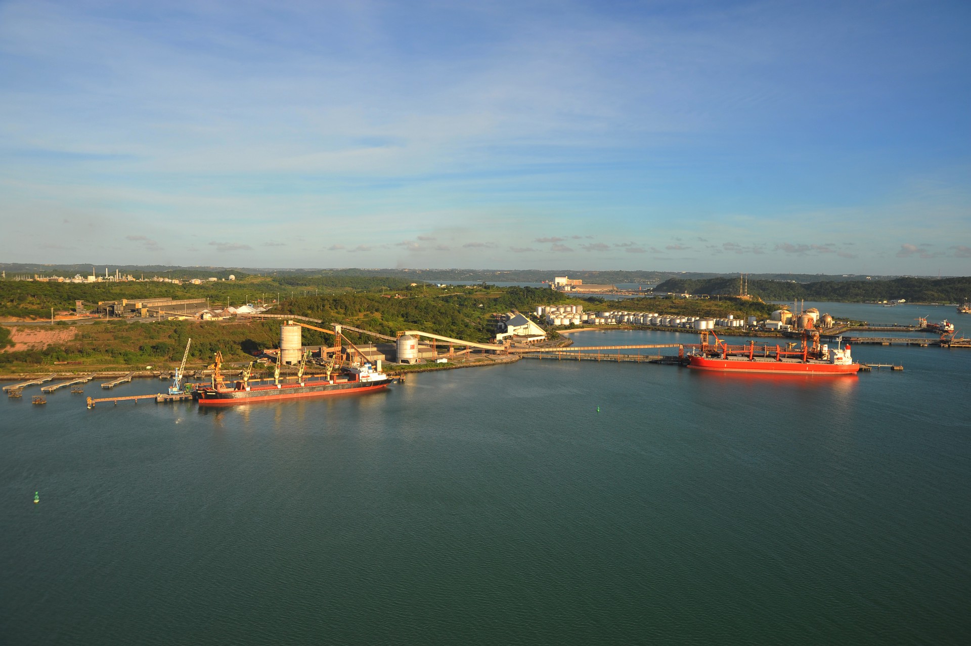Porto de Aratu-Candeias, na Bahia, administrado pela Companhia Docas da Bahia (Codeba)(Foto: Divulgação/Codeba)