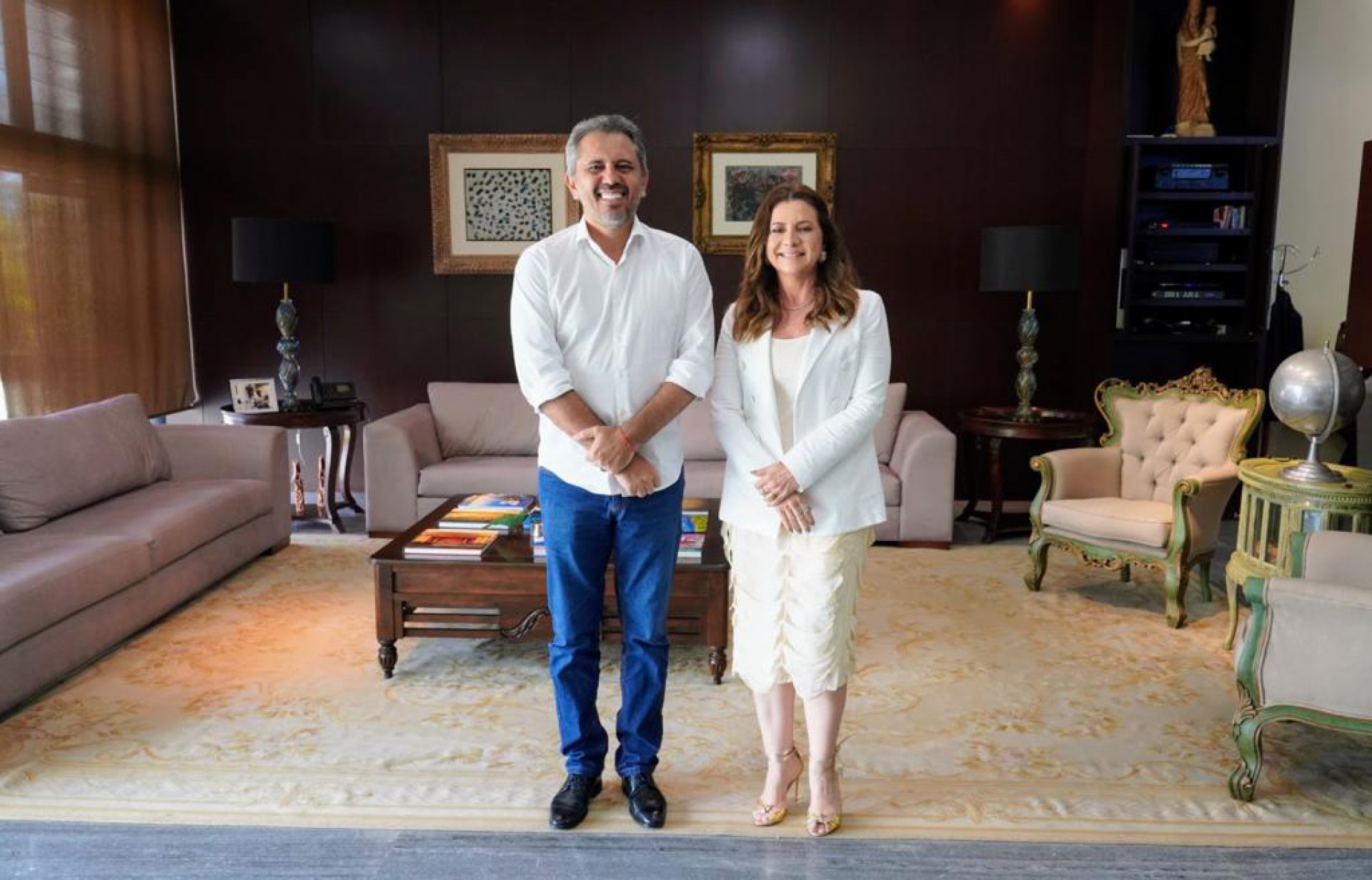 Camilo Santana e Emília Buarque  (Foto: divulgação )