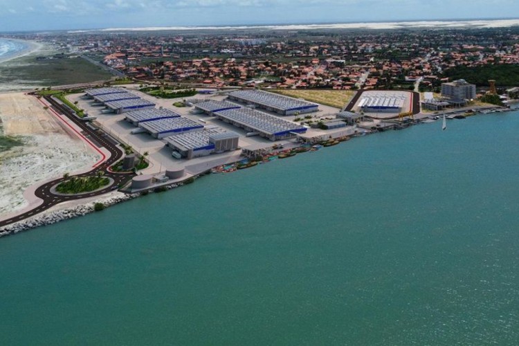 Porto de Luís Correia, projetado para o litoral do Piauí(Foto: Divulgação/Governo do Piauí)