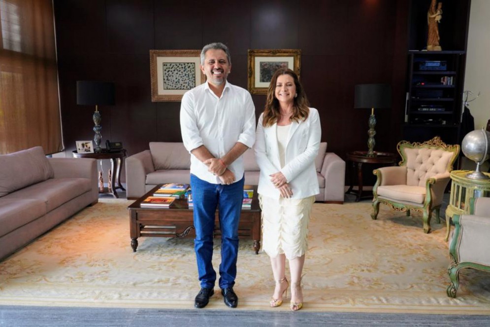 Camilo Santana e Emília Buarque (Foto: divulgação )