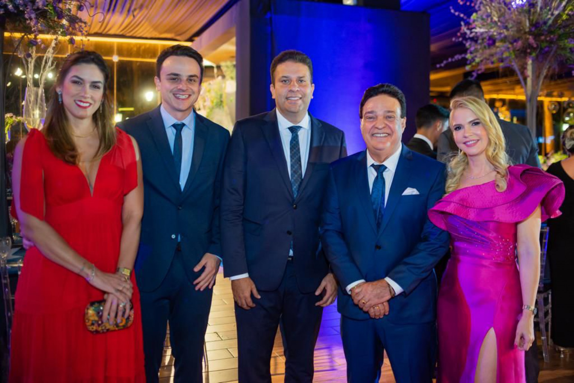 (Foto: arquivo familiar )Eneida, Mauro Elvas, Everardo Lucena, Cleto Gomes e Sheila Melo
