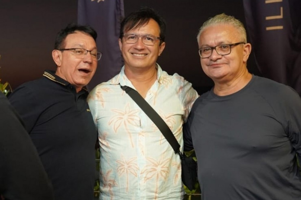 Zuellington Freire, Custódio Almeida e Luis Sérgio Santos (Foto: divulgação )