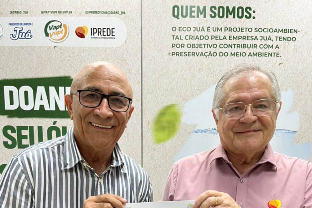 presidente da Juá, Assis Mangueira e do Iprede, Sulivan Mota: parceria (Foto: divulgação )