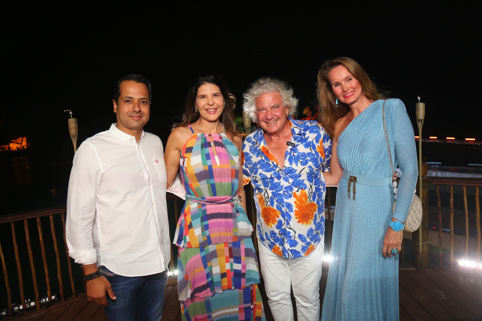 (Foto: JoaoFilho Tavares)Vitor Valim, Juliana Fiuza, 
Giorgio Bonelli e Šárka Flekalová