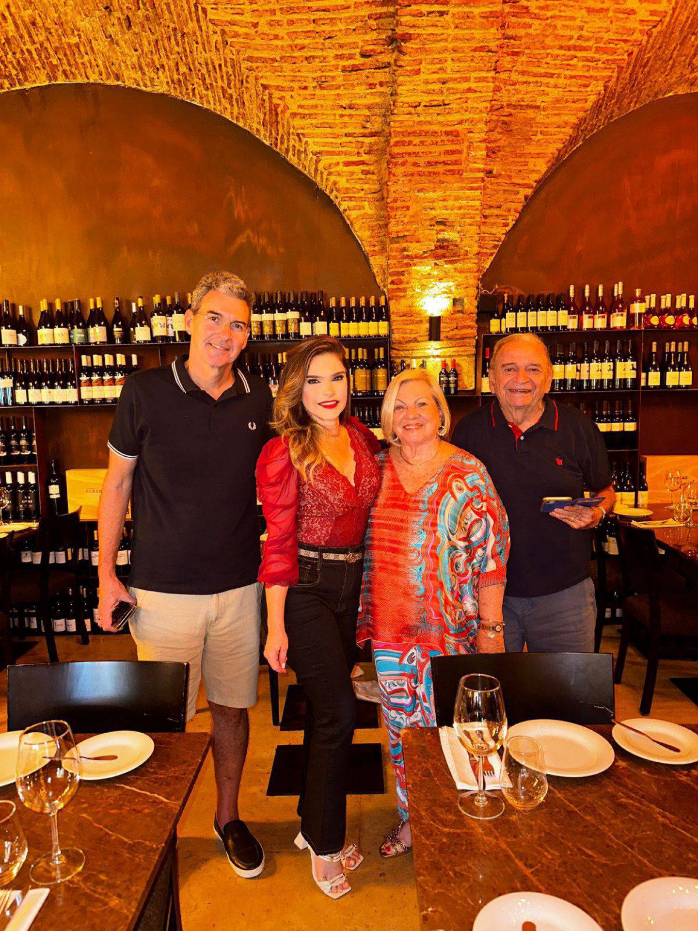 (Foto: Arquivo pessoal )Em Portugal, um programa com Fany e Ednilton Soárez