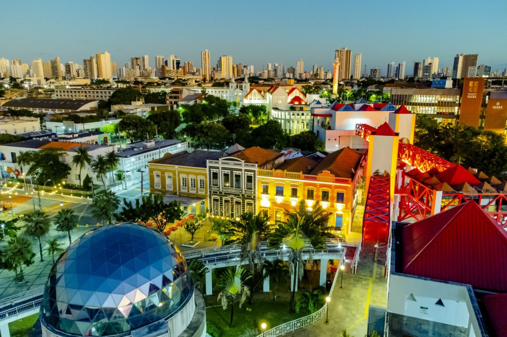 Vista aérea do Centro Dragão do Mar de Arte e Cultura em 2022(Foto: Fco Fontenele)