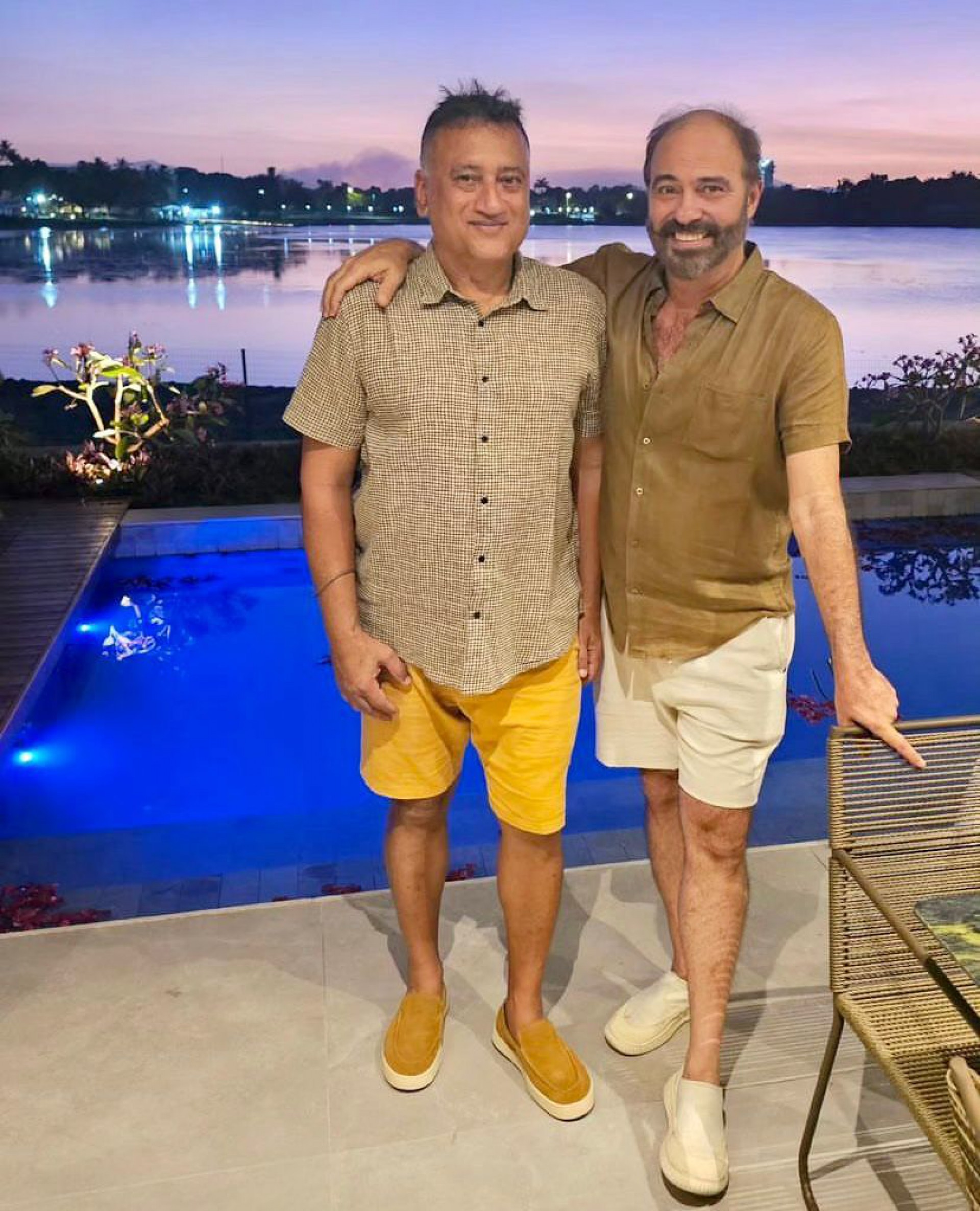Sumeet Dhillon e Marcos Novaes (Foto: reprodução)