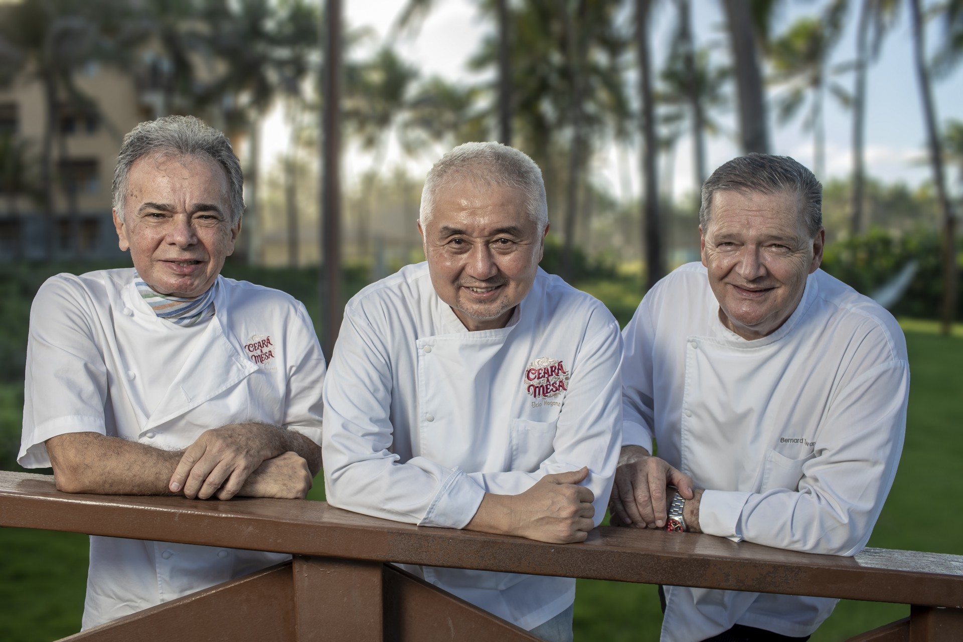 Chef's Fernando Barroso, Élcio Nagano e Bernard Twardy (Foto: Jarbas Oliveira/Divulgação)