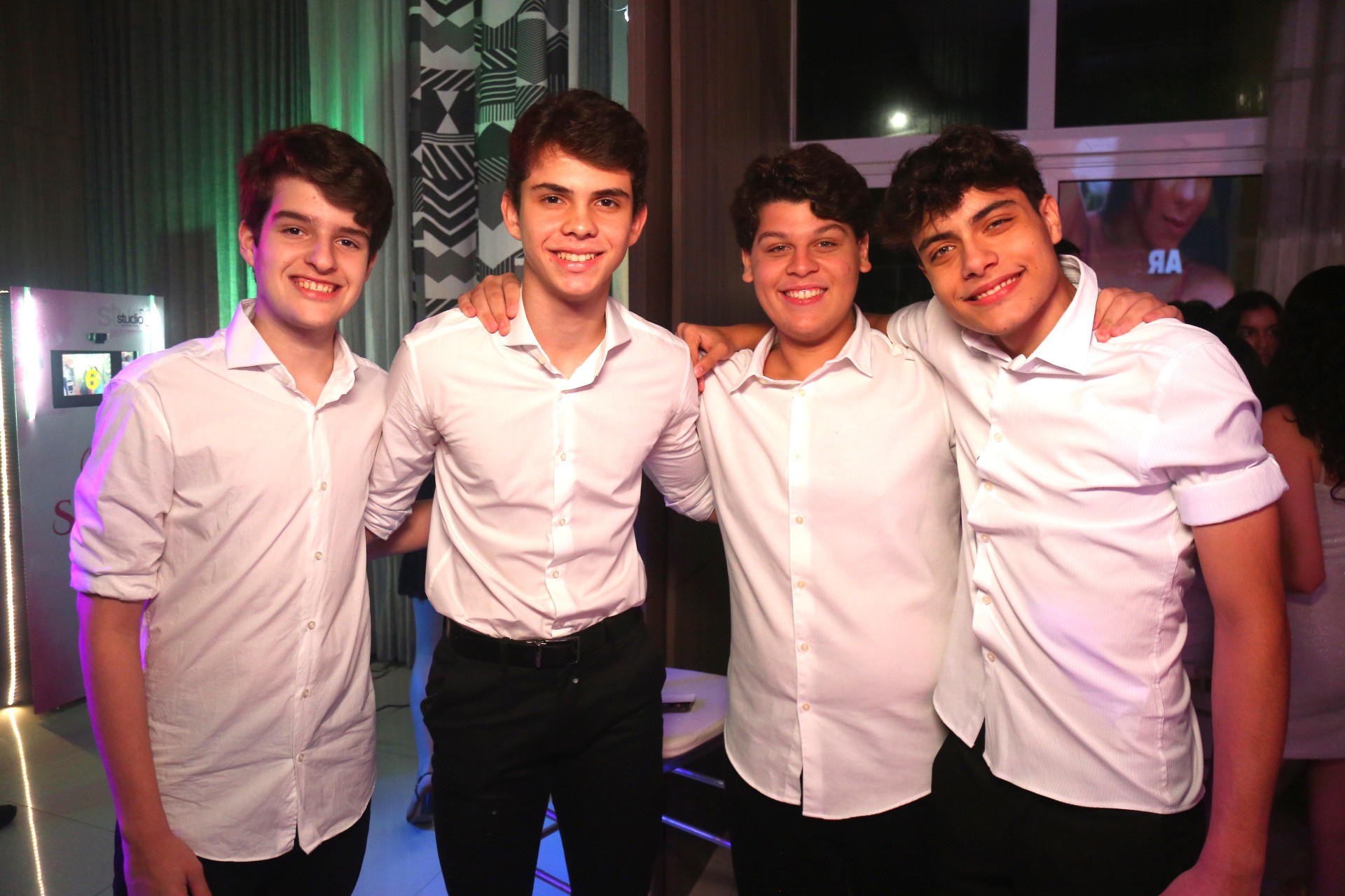 (Foto: JoaoFilho Tavares)Ferruccio Filho, Miguel Girão, Felipe Medeiros e Enzo Miranda