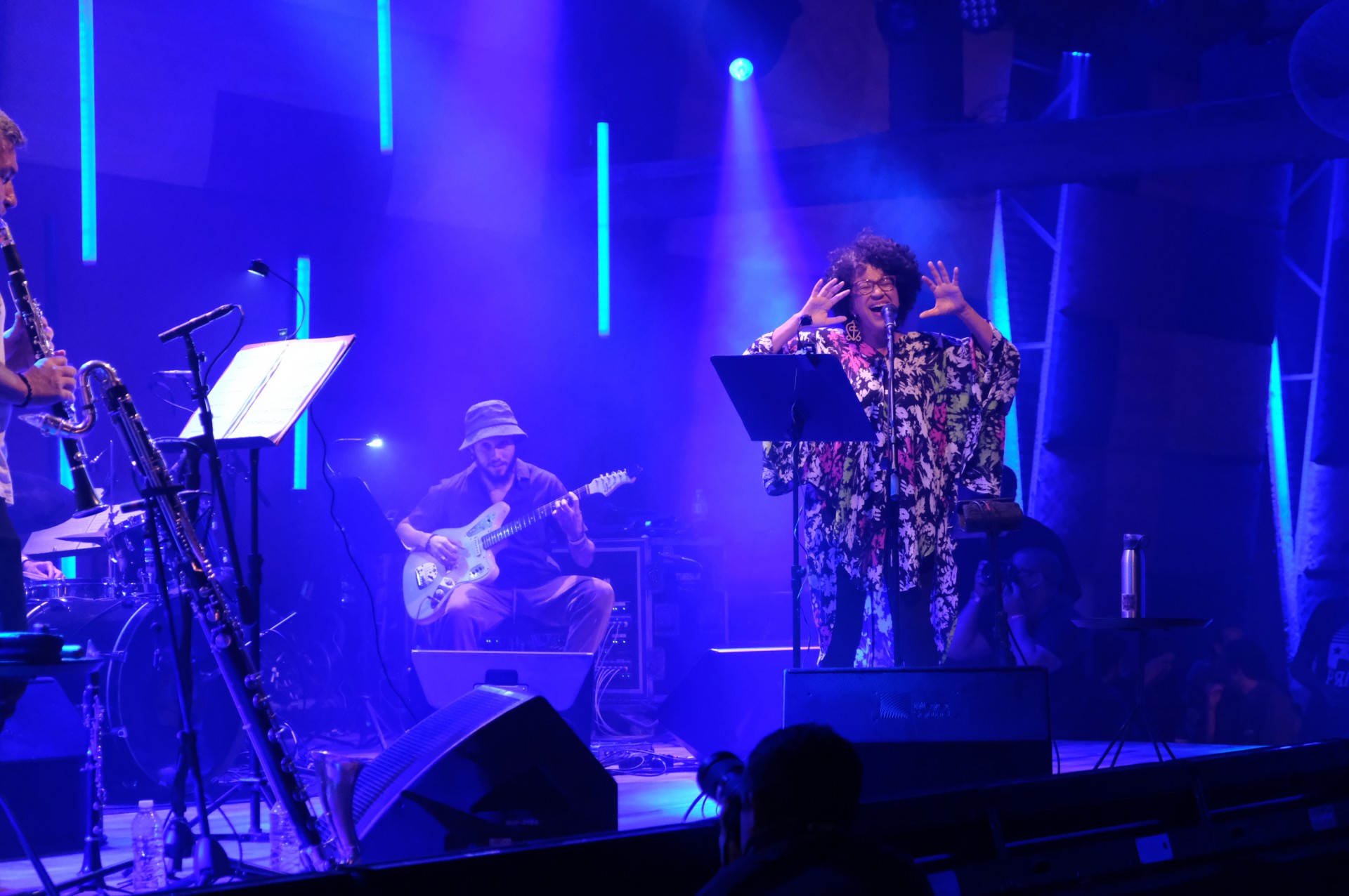 Juçara Marçal encontra os grupos Abajur e Rrêve Sélavy no Cineteatro São Luiz (Foto:                                                                                                                                                                                                                                                                )