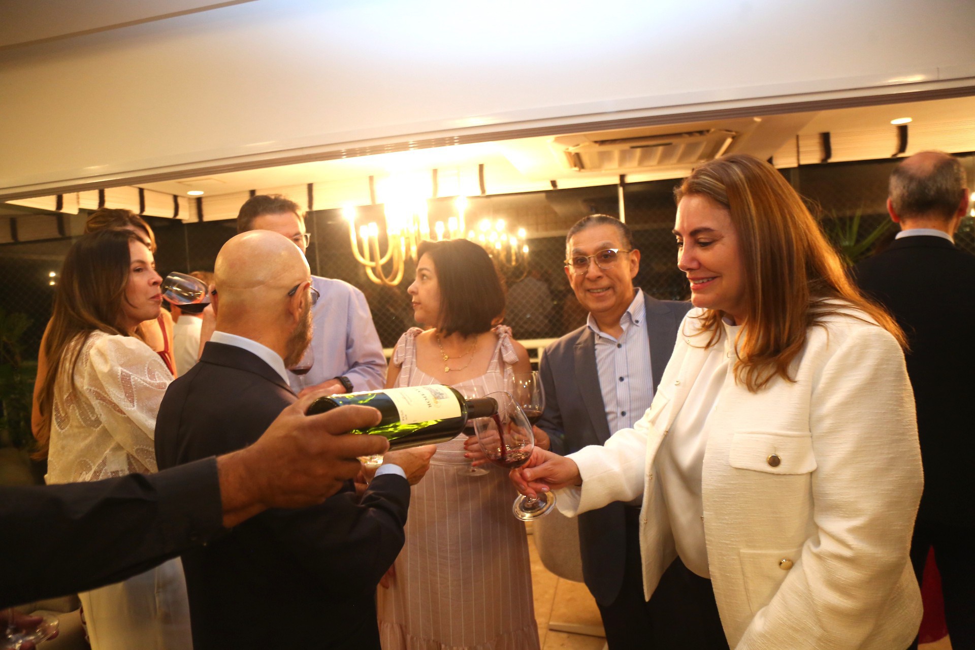 (Foto: JoaoFilho Tavares)Retina Dinner na residência de Gyna e André Jucá Machado