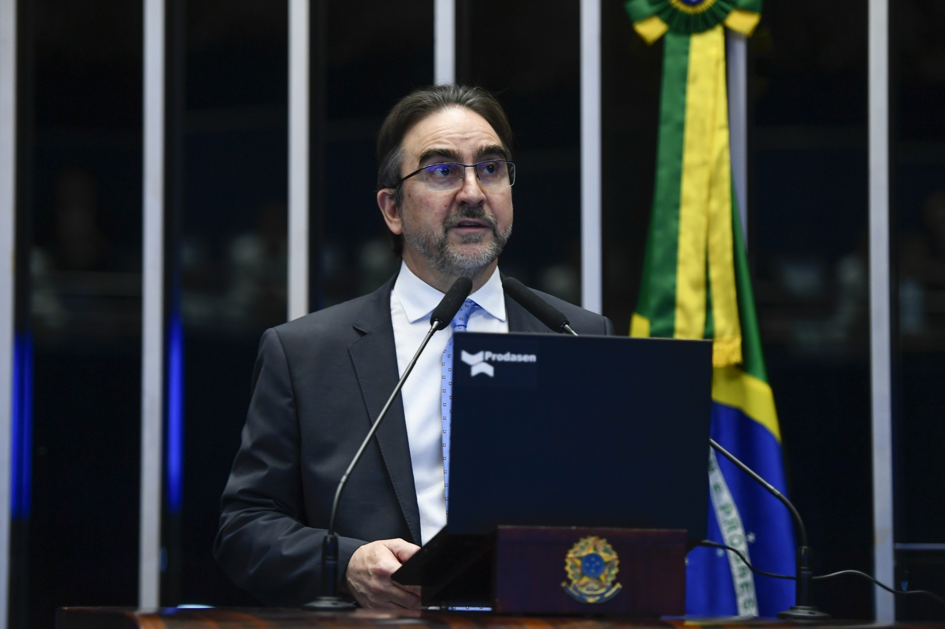 Em discurso, à tribuna, secretário extraordinário da Reforma Tributária no Ministério da Fazenda, Bernard Appy (Foto: Roque de Sá/Agência Senado)