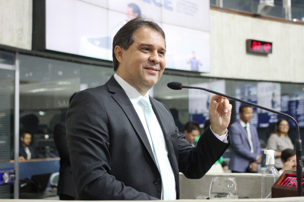 Evandro Leitão, presidente da Assembleia Legislativa(Foto: Júnior Pio / Alece)