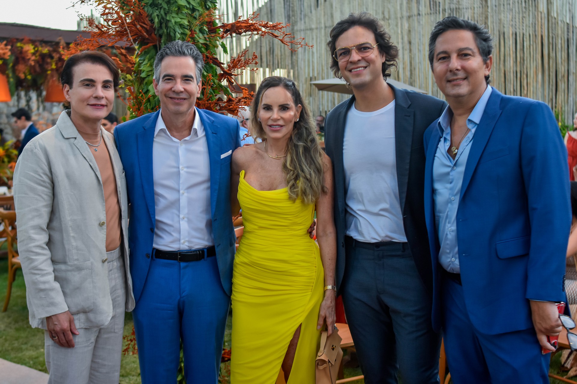 (Foto: Erivando Nunes)Rodrigo Maia, Manoel e Sandra Rocha, Walter Costa Lima e Rodrigo Jereissati