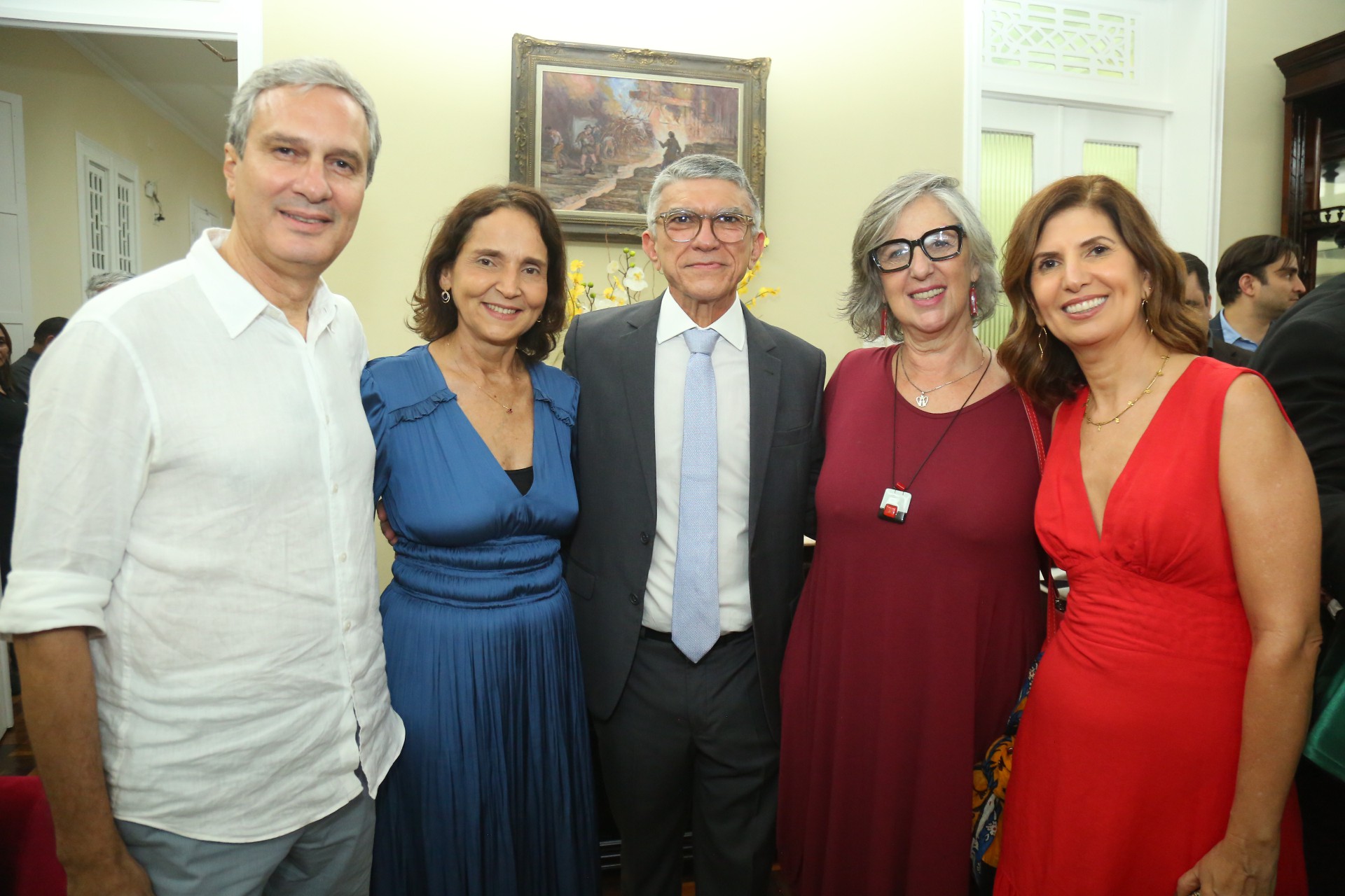 (Foto: JoaoFilho Tavares)Tiago Santana, Izolda Cela, Veveu Arruda, Concília e Luciana Lobo