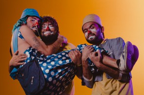Trio de palhaços Abu da Pereba, Bito Beat e Morcego Bass integra o projeto 