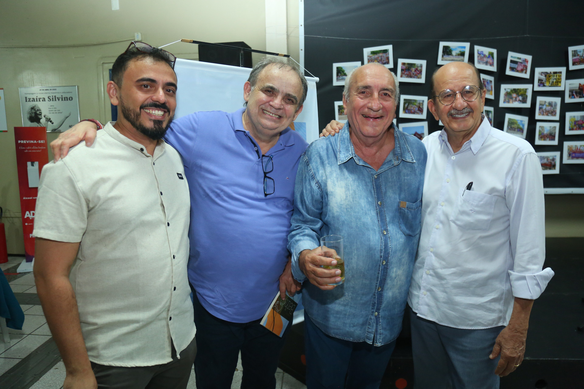 Rodrigo Marques, Dimas Macedo, Roberto Ponteds e Geraldo Jesuino (Foto: JoaoFilho Tavares)
