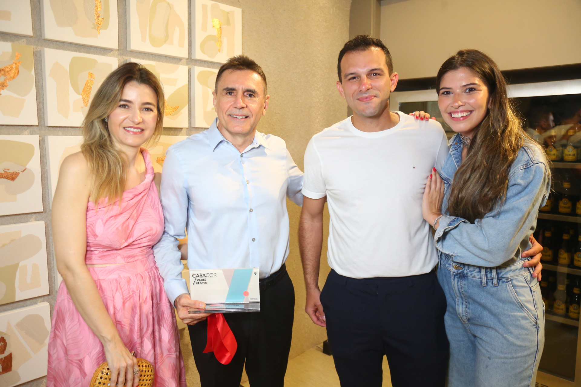 (Foto: JoaoFilho Tavares)Luciana e Pedro Lima, 
George Martins e Brena Bonfim